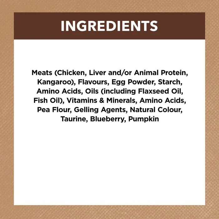 IVORY COAT - Grain Free Adult Wet Cat Food Chicken & Kangaroo in Gravy