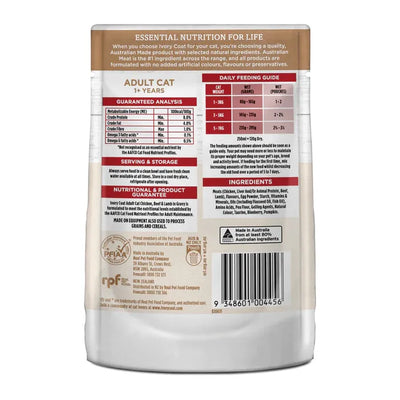 IVORY COAT - Grain Free Adult Wet Cat Food Chicken with Beef & Lamb in Gravy
