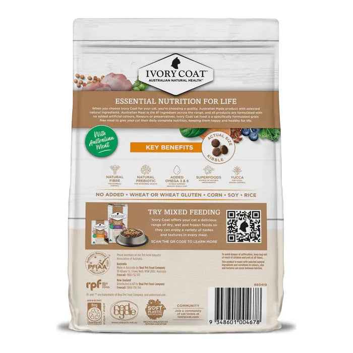 IVORY COAT - Grain Free Adult Dry Cat Food Chicken