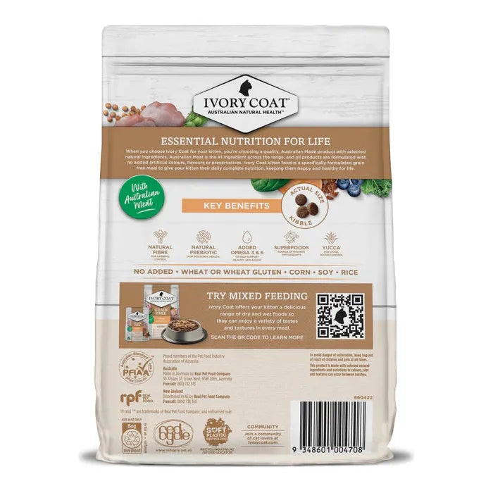 IVORY COAT - Grain Free Kitten Dry Food Chicken 2kg