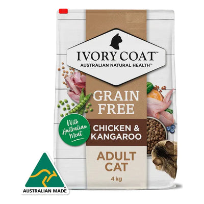 IVORY COAT - Grain Free Adult Dry Cat Food Chicken & Kangaroo