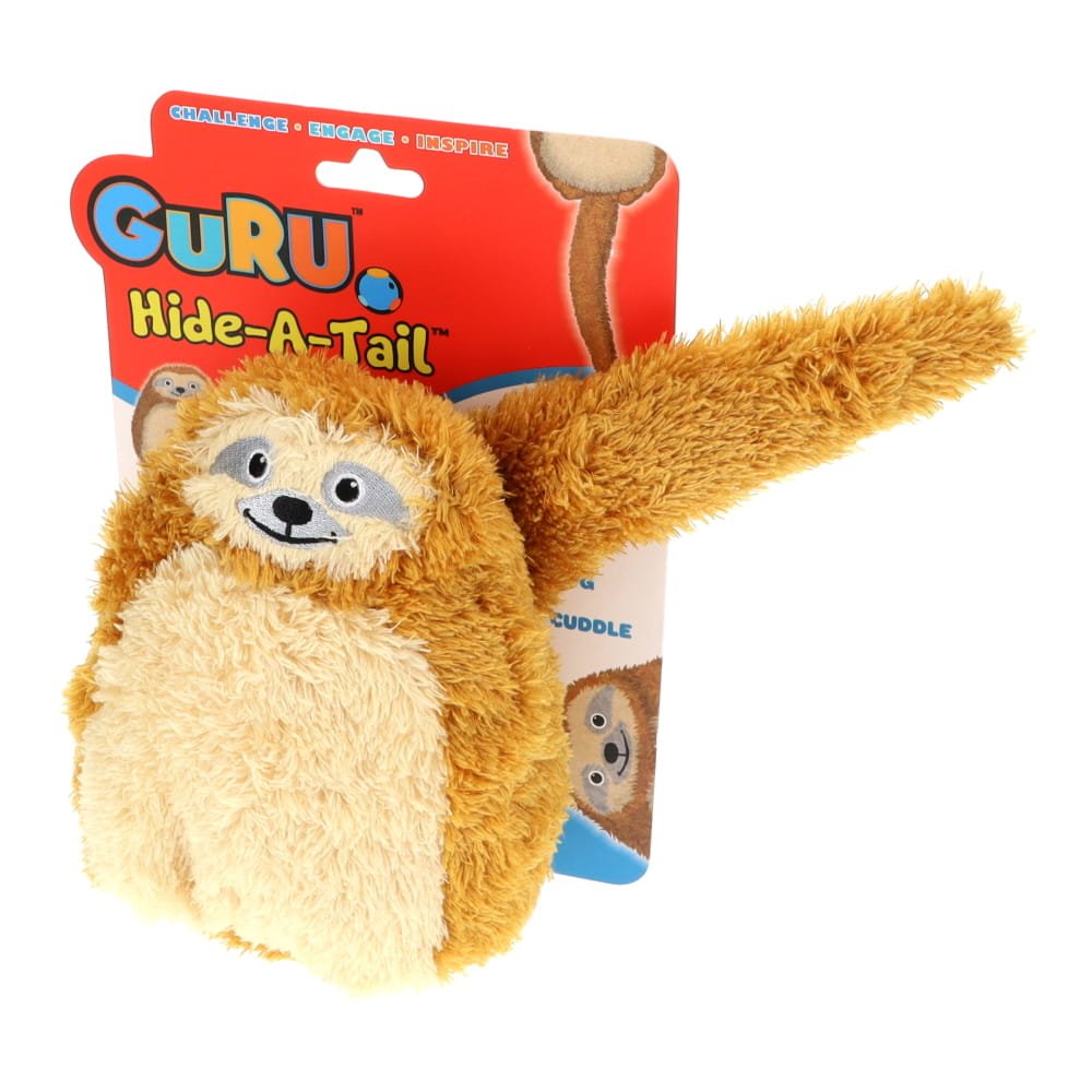 GURU Dog Toy Hide-A-Tail Sloth Medium