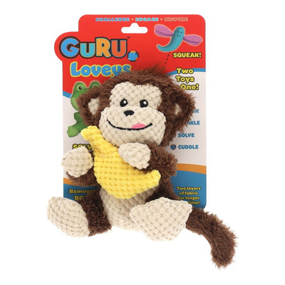 GURU Dog Toy Loveys Monkey Medium