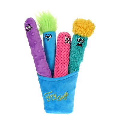 GURU Dog Toy Fry Guys 5pc Set Medium