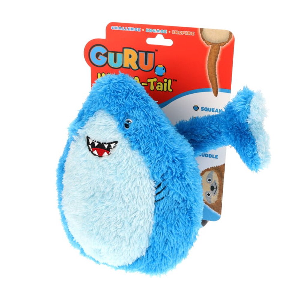 GURU Dog Toy Hide-A-Tail Shark Large
