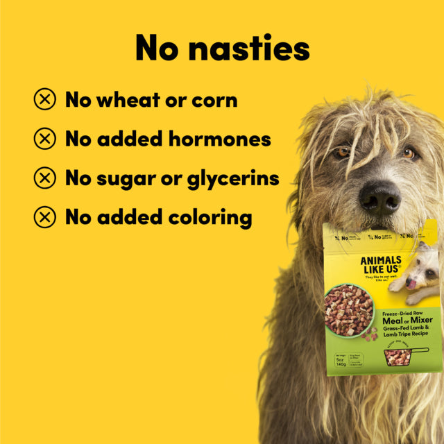 Animals Like Us - Meal or Mixer New Zealand Grass-Fed Lamb & Lamb Tripe