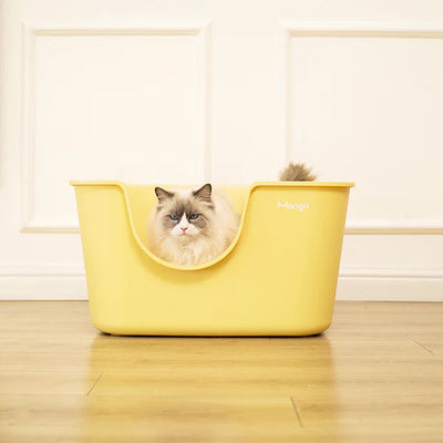 MANGO Extra Size High Edge Ultra-light Weight Cat Litter Box For Large Cat