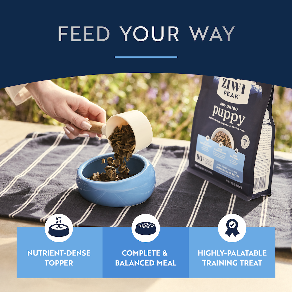 Ziwi Peak Air Dried Puppy Food Chicken & Lamb 400g