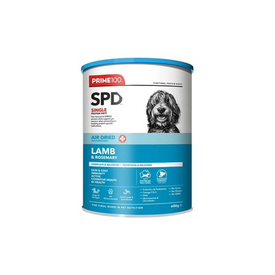 [BBD 28/4/2026] Prime100 Dog Dry Food - SPD™ Air Dried Lamb & Rosemary 600g