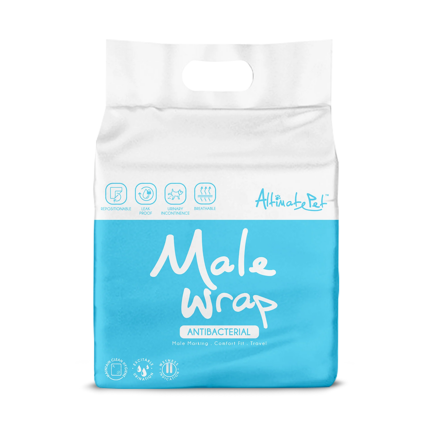 Altimate Pet Disposable Male Wrap For Male Dogs