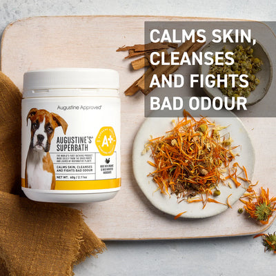 AUGUSTINE APPROVED SuperBath Skin Cleanses Skin & Odour Control for Dogs