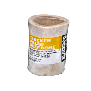 BLACKDOG Dog Treats Chicken Filled Beef Marrow Bone 3''