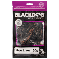 BLACKDOG Dog Treats Roo Liver 100g
