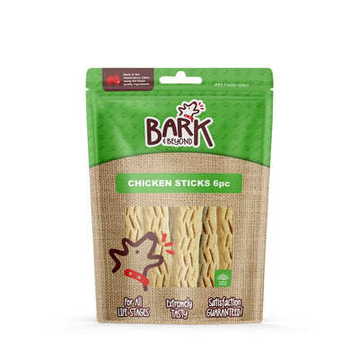 Bark & Beyond Dog Treats Chicken Sticks 6pcs