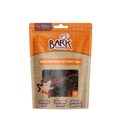 Bark & Beyond Dog Treats Kangaroo Protein Patties 12pc