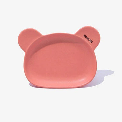 BRIDGE.DOG BEAR DISH CORAL PINK (MATTE)