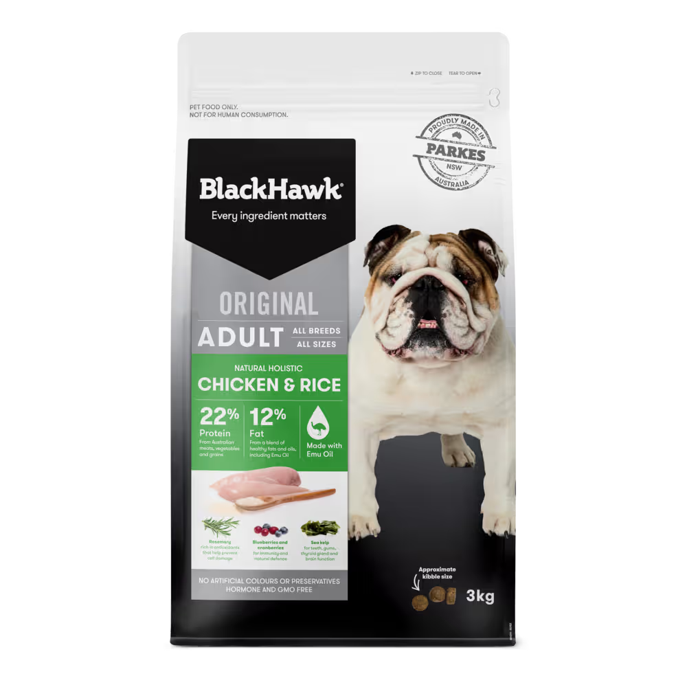 Black Hawk Adult Dog Dry Food Chicken And Rice