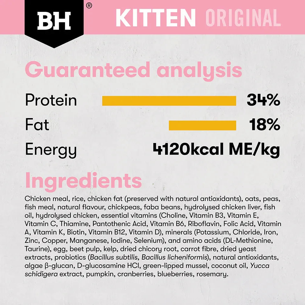 Black Hawk Kitten Cat Dry Food Chicken