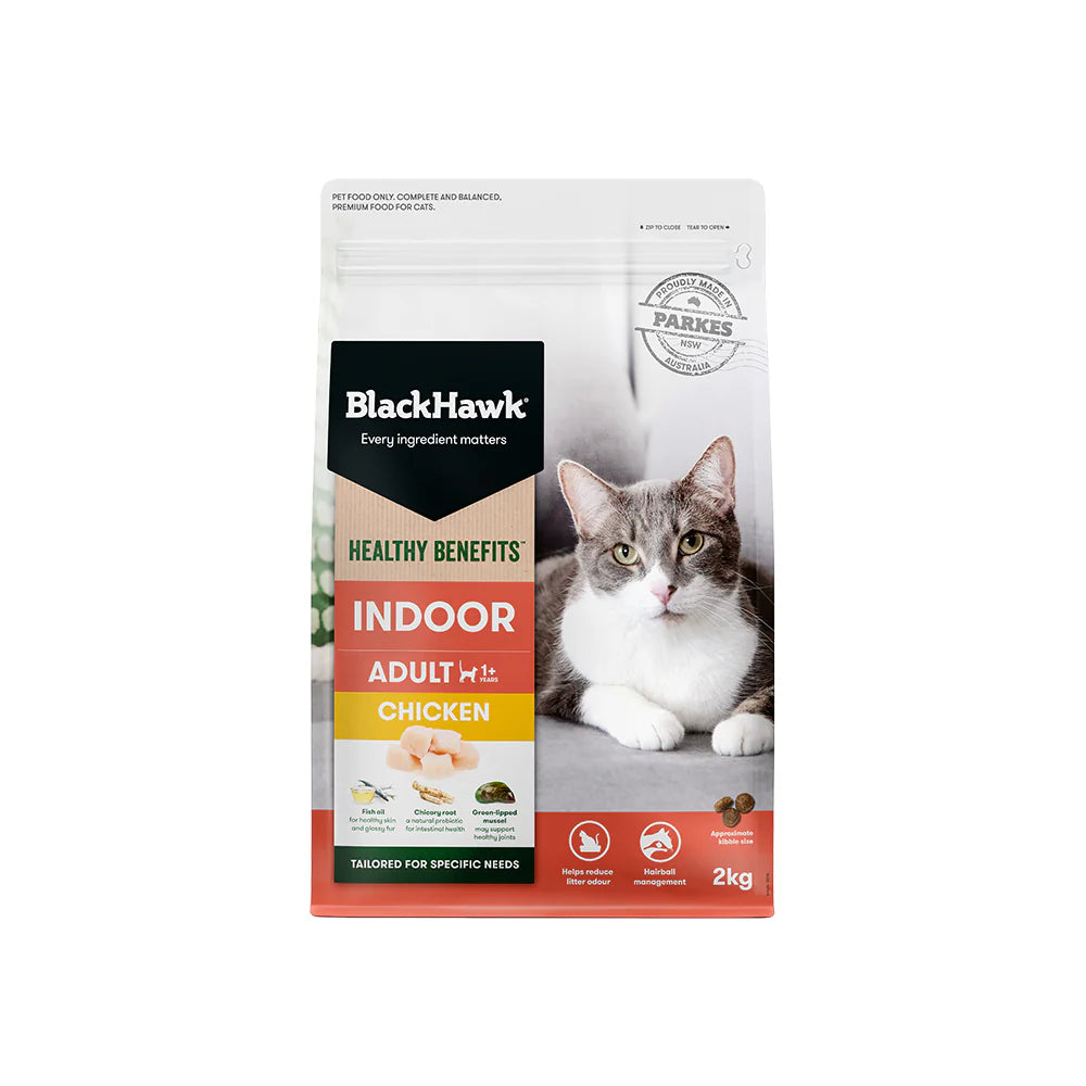 Black Hawk Healthy Benefits Chicken Indoor Adult Cat Food