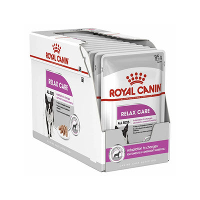 ROYAL CANIN Adult Wet Dog Food Relax Care Loaf 85g x 12