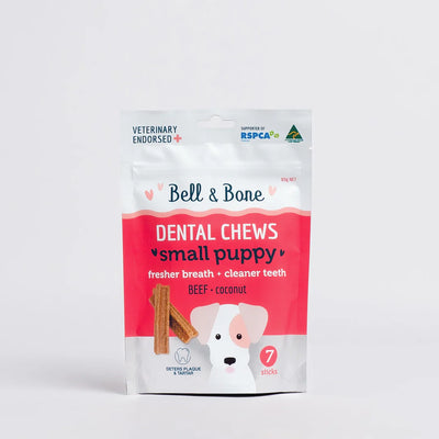 Bell and Bone Dog Dental Sticks - Puppys - Beef and Coconut