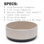 Fuzzl Titan Bamboo & Rubber Base Dog Bowl | Ultra Grip 22cm