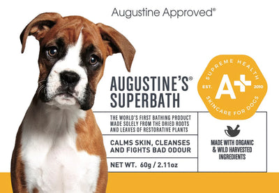 AUGUSTINE APPROVED Augustine's SuperBath Skin Cleanses Skin & Odour Control for Dogs