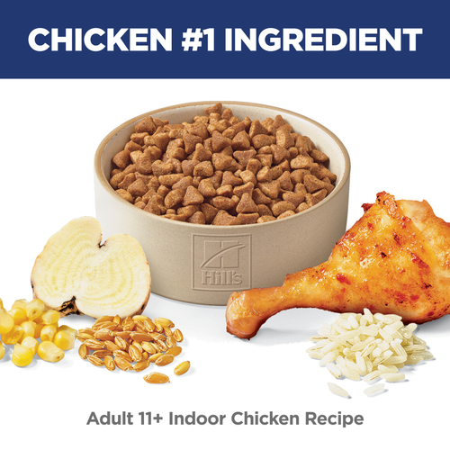 Hill's Science Diet Adult Cat Dry Food Adult 11+ Indoor Chicken Recipe 3.17kg