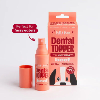 Bell and Bone Dog Dental Topper Spray - Beef 30ml