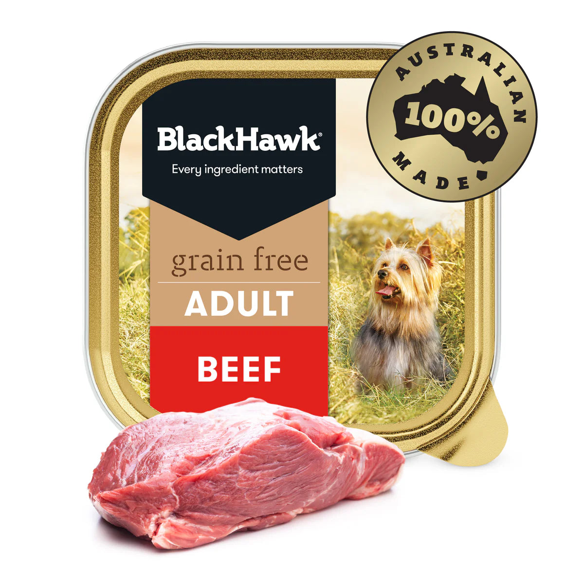Black Hawk Dog Wet Food Grain Free Beef