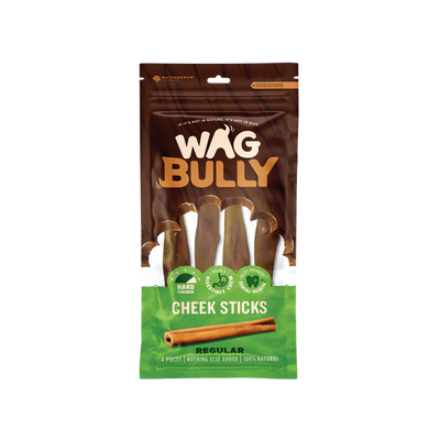 WAG Dog Treats Cheek Sticks Regular 4 Pack