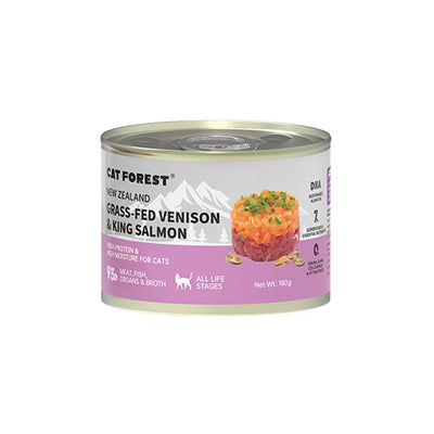 CAT FOREST Wet Cat Food Grass-Fed Venison & King Salmon