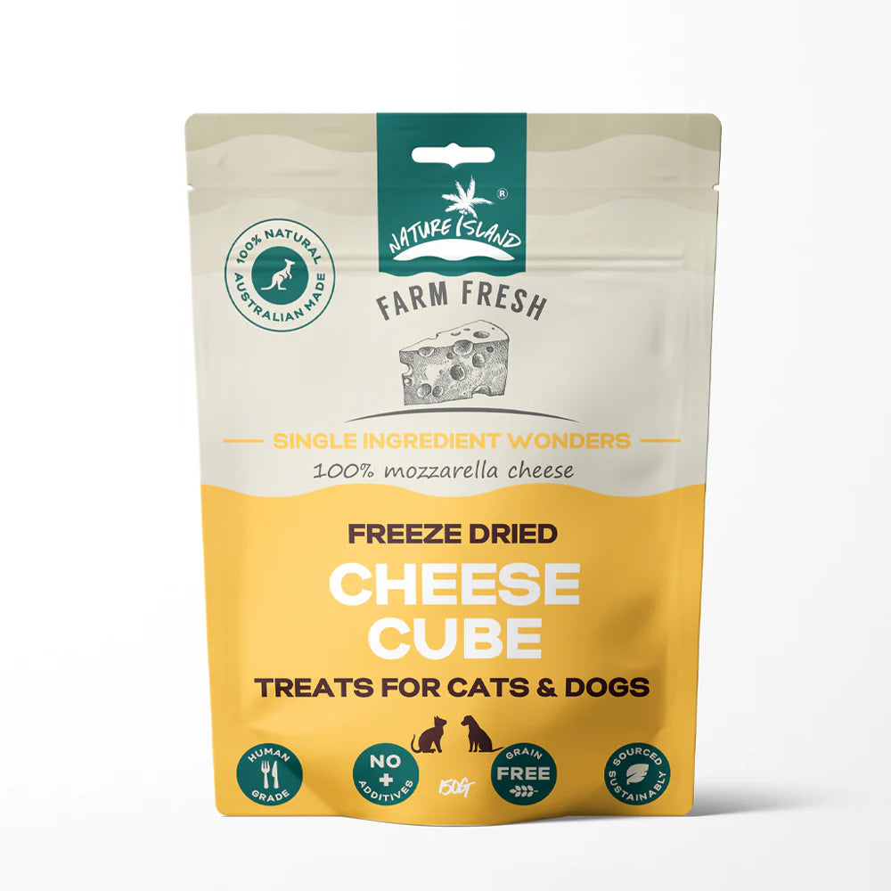 Nature Island Freeze Dried Cheese Cube Treats 150g