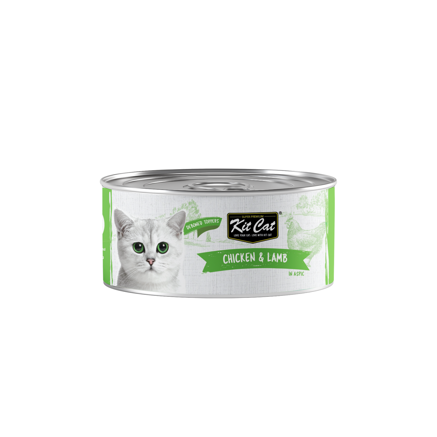Kit Cat Cat Wet Food Topper Deboned Chicken & Lamb Aspic