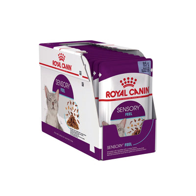 ROYAL CANIN Sensory Feel Jelly Adult Wet Cat Food 85g x 12