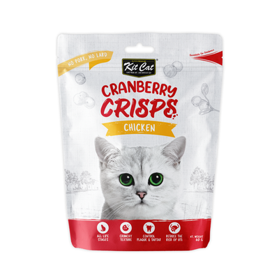 Kit Cat Cranberry Crisps Cat Treat Chicken 60g
