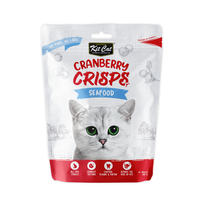 Kit Cat Cranberry Crisps Cat Treat Seafood 60g