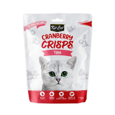 Kit Cat Cranberry Crisps Cat Treat Tuna 60g