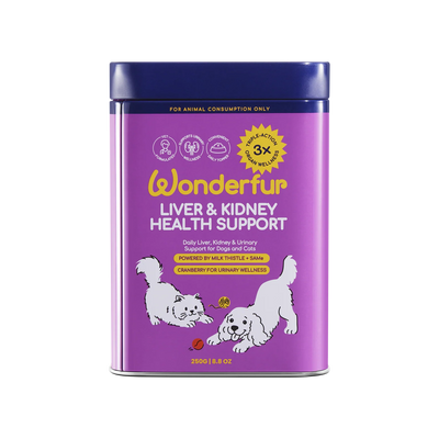 Wonderfur Liver & Kidney Health Powder for Dogs & Cats 250g