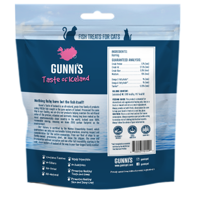 GUNNI’S Whole Herring Cat Treats 42.5g