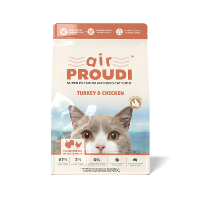 Air Proudi Air Dried Cat Food - Turkey & Chicken