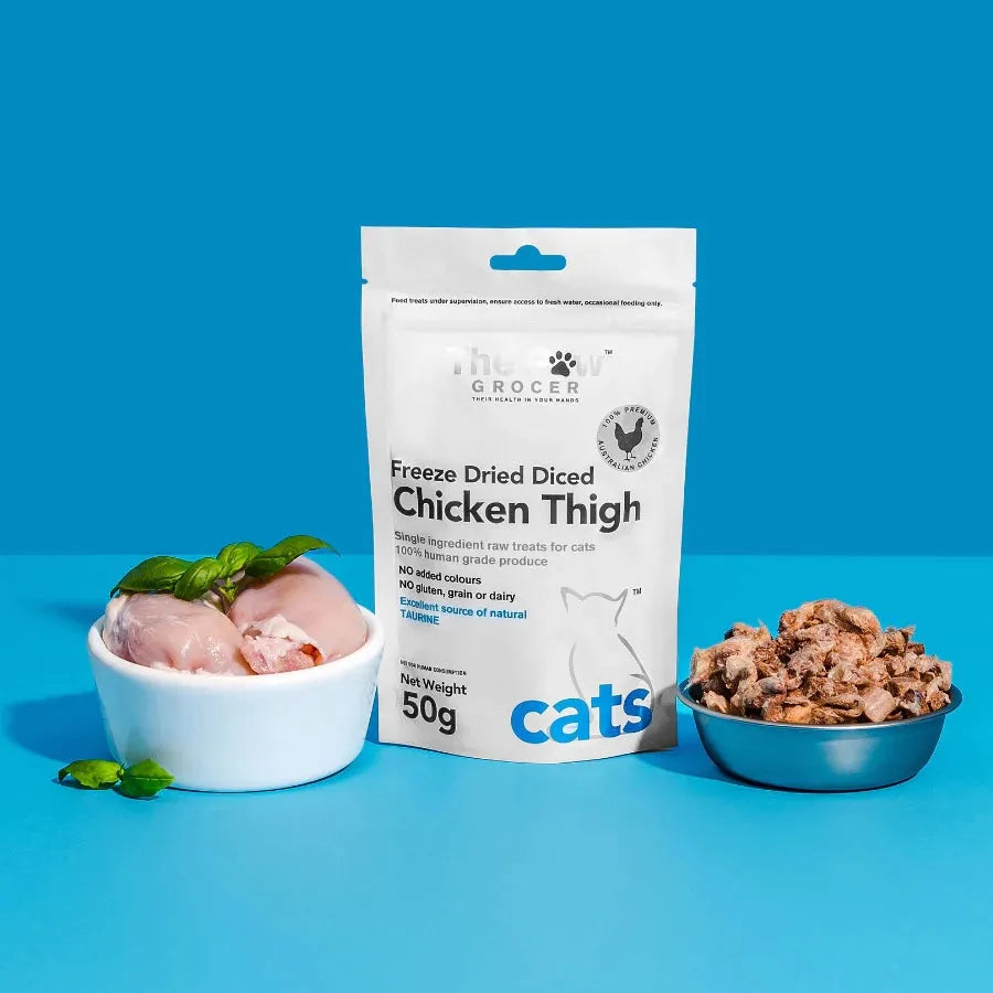 The Paw Grocer - Freeze Dried Diced Chicken Thigh