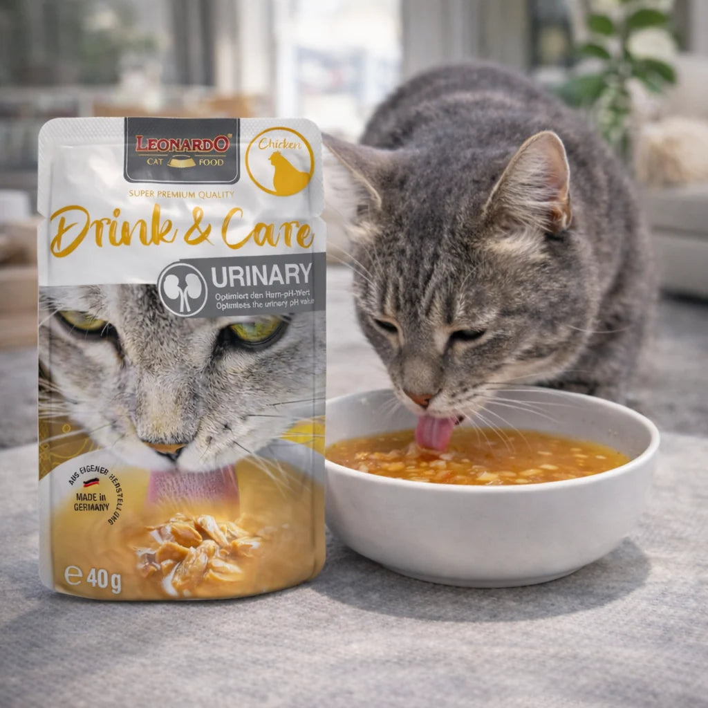 Leonardo® Cat Wet Food Drink & Care Urinary Chicken