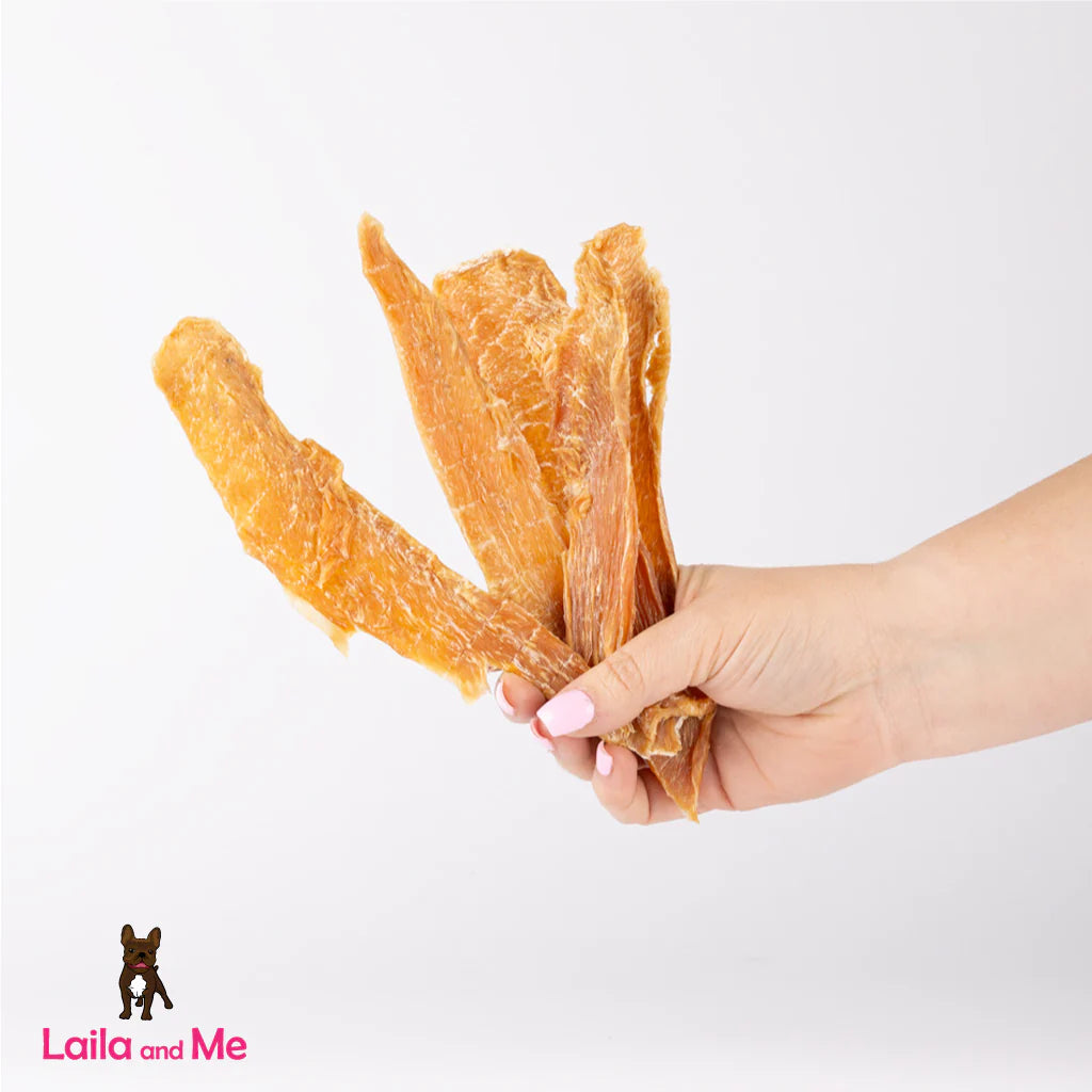 Laila and Me Dog Treat Chicken Jerky 75g