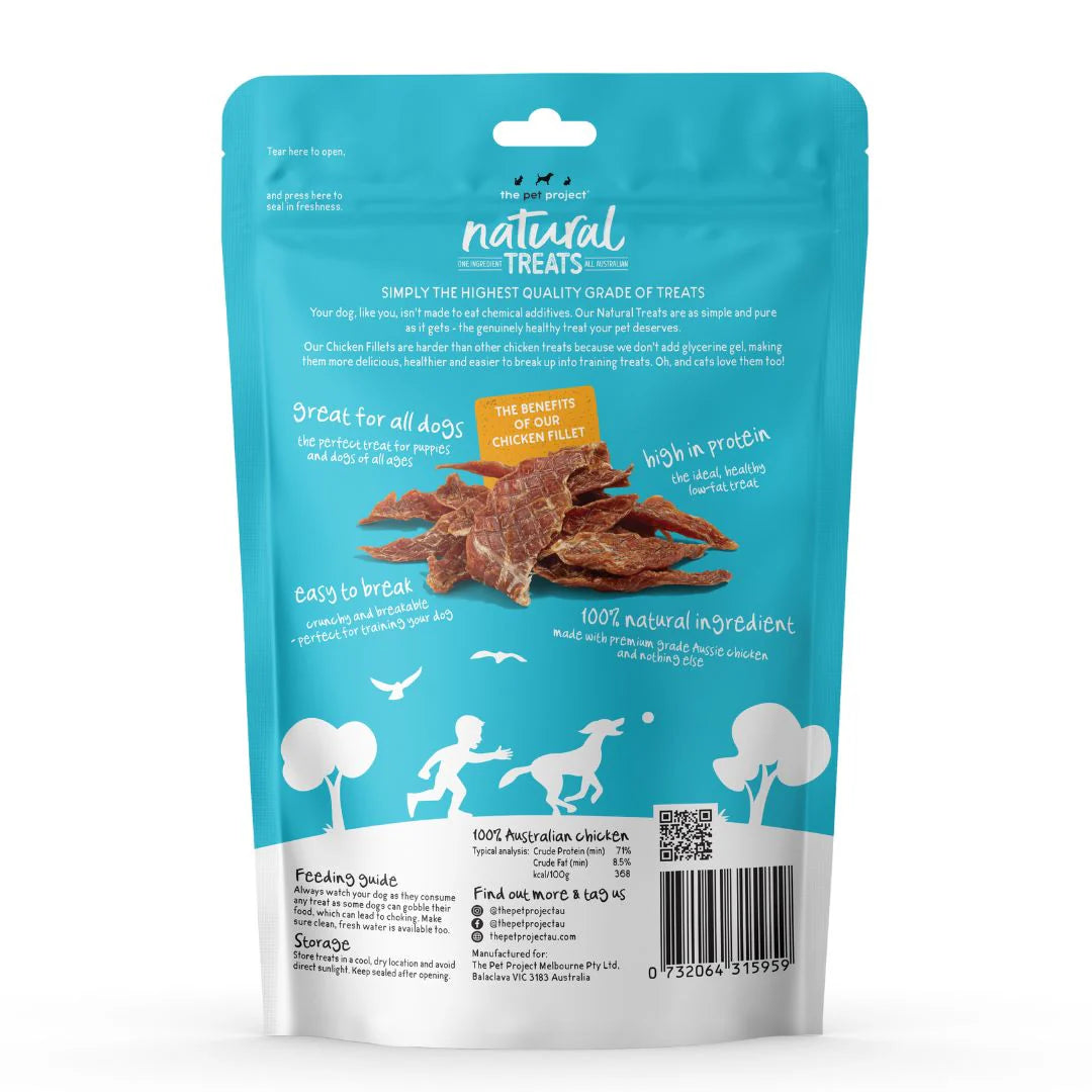 The Pet Projcet CHICKEN FILLET (100G) Dog Treats