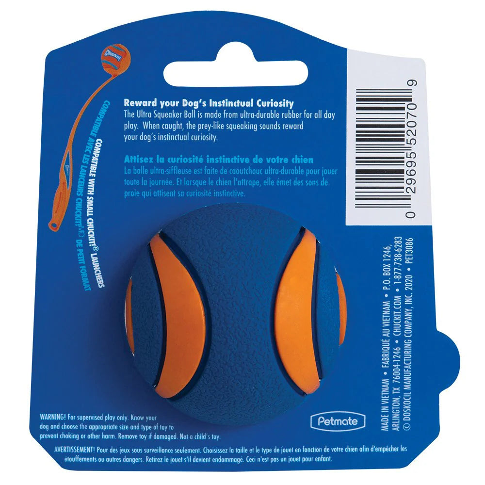 Chuckit! Dog Toy Ultra Squeaker Ball Small