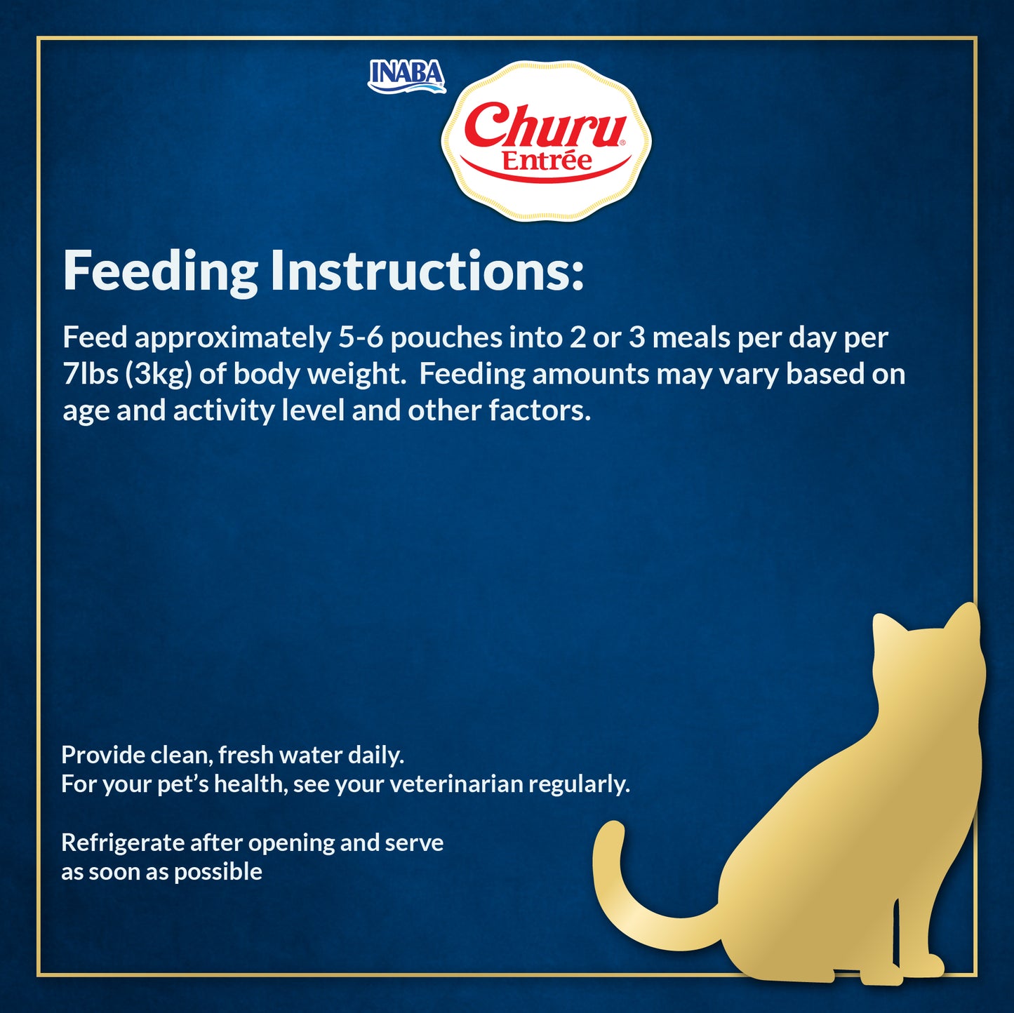 INABA Cat Complete and Balanced Wet Food Churu Entrée Stew Chicken Recipe with Tuna Multi Pack 50g x 6
