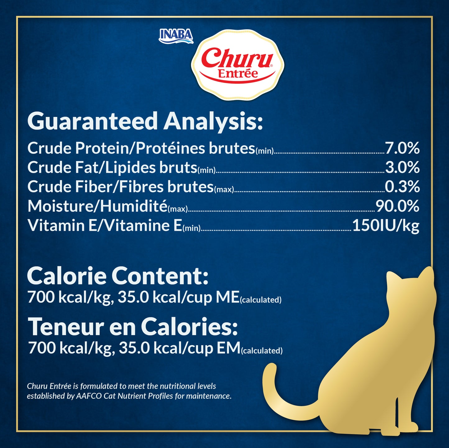 INABA Cat Complete and Balanced Wet Food Churu Entrée Stew Chicken Recipe with Tuna Multi Pack 50g x 6