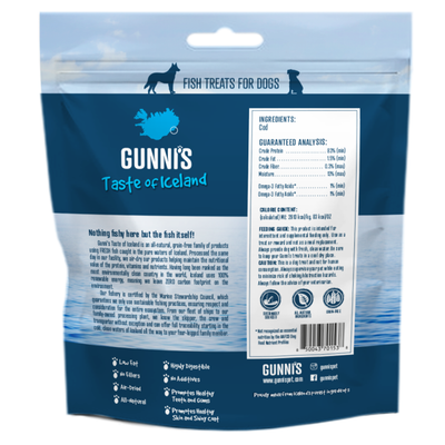 GUNNI’S Cod Baby Bites Dog Treats 71g