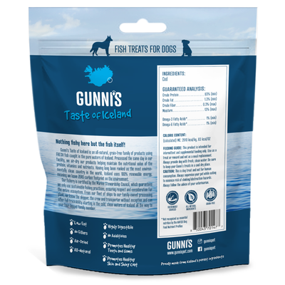 GUNNI'S Cod Wafers Dog Treats 141g